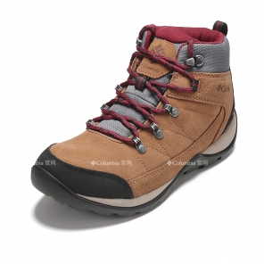 columbia哥伦比亚户外19新品秋冬女子奥米抓地中帮徒步鞋bl0826